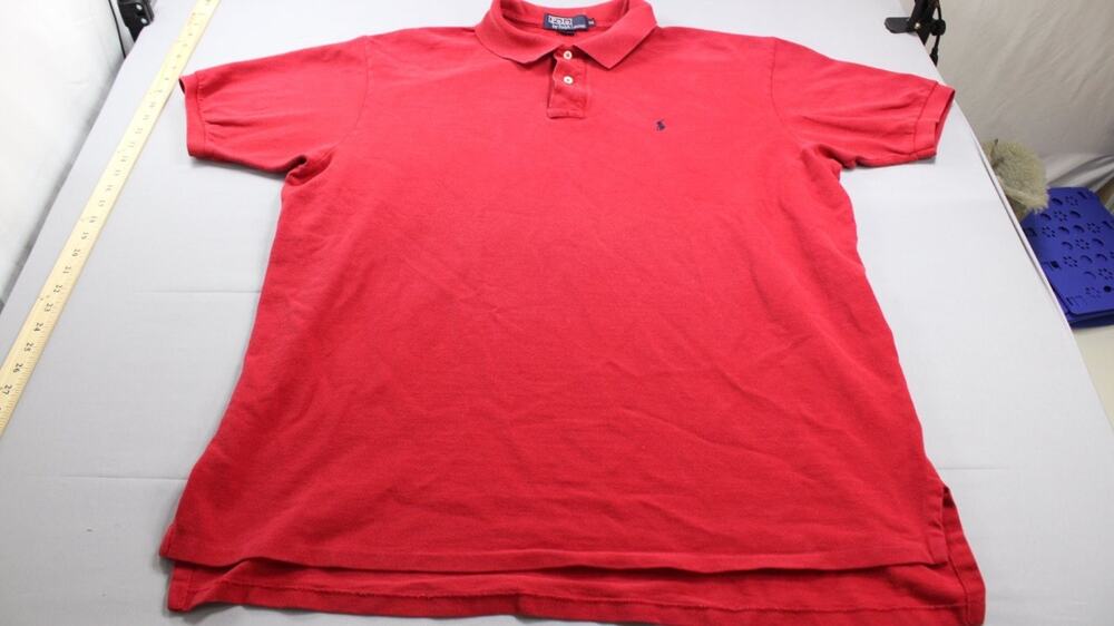 Vtg Polo By Ralph Lauren Polo Mens XXL Red Short Sleeve Classic Fit Embroidered